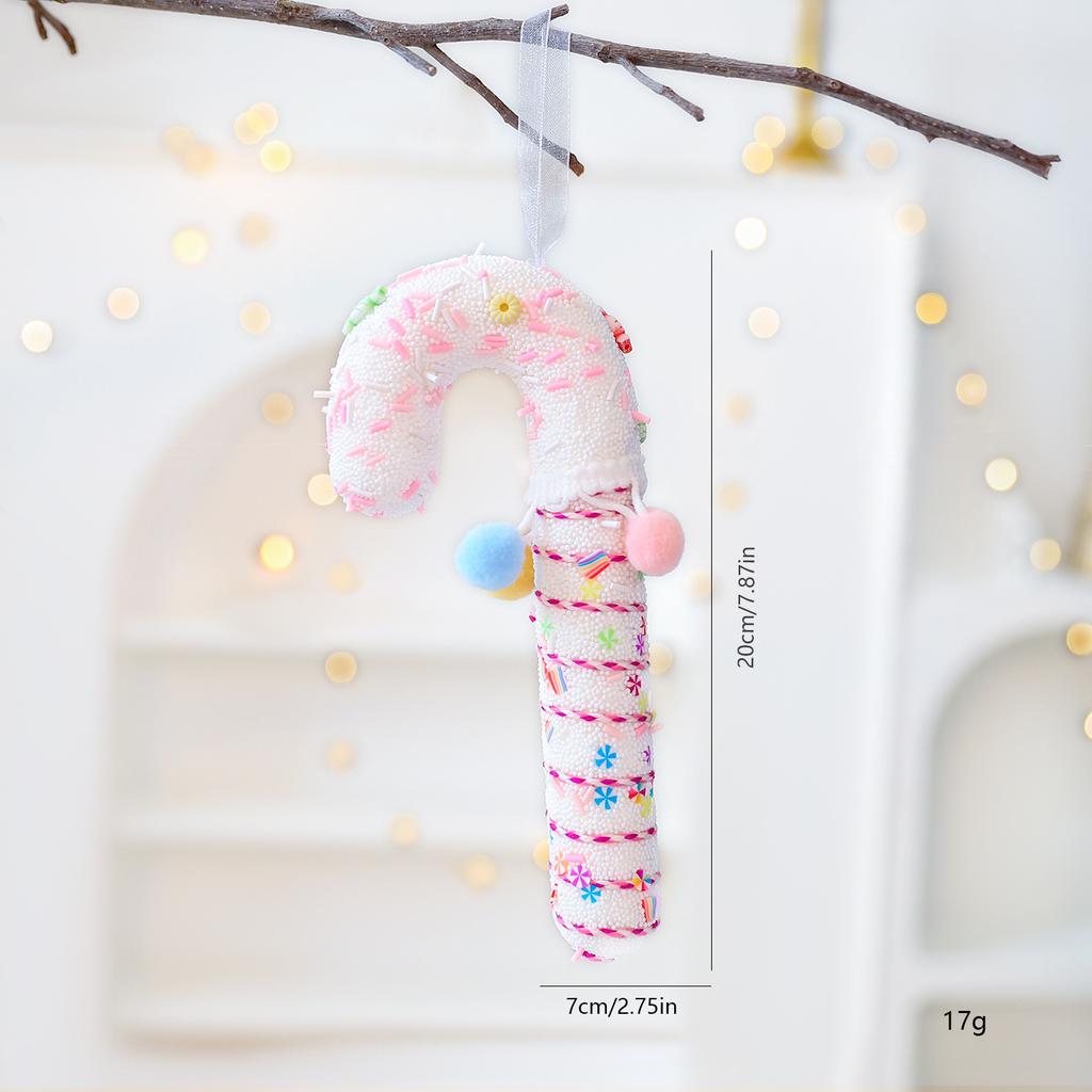New Christmas Macaron foam pendant ice cream candy Christmas tree decoration home window ornament