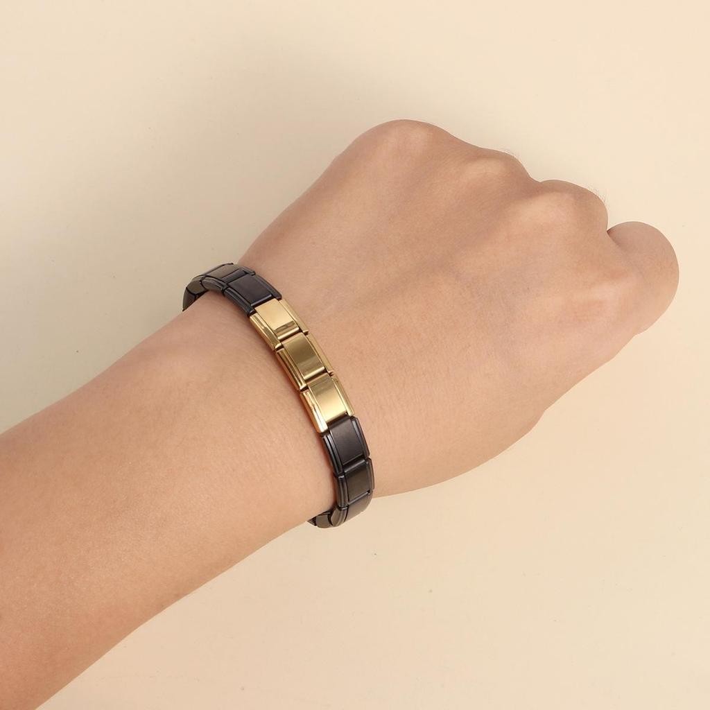 European Italian Style Modular Bracelet for Men and Women - Fashionable and Creative Accessory