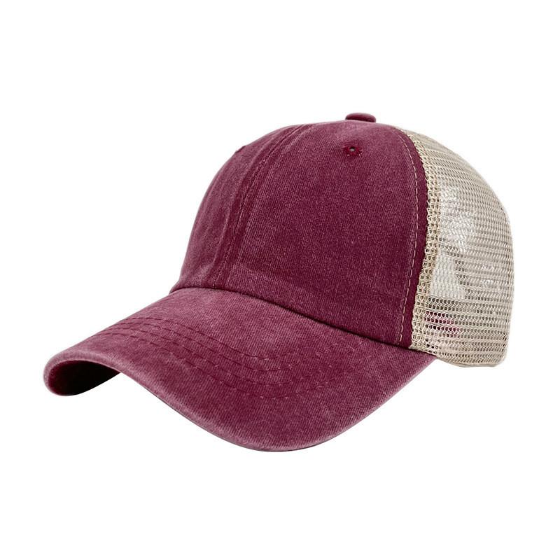 Dome Mesh Baseball Cap Outdoor Sunshade Breathable Sunscreen Fishing Gift Hat