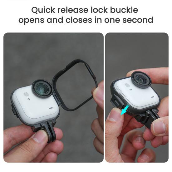 Action Camera Frame Horizontal Vertical Modes Tailor-Made Action Camera Mount for Insta360 GO Ultra Shoot Accessories