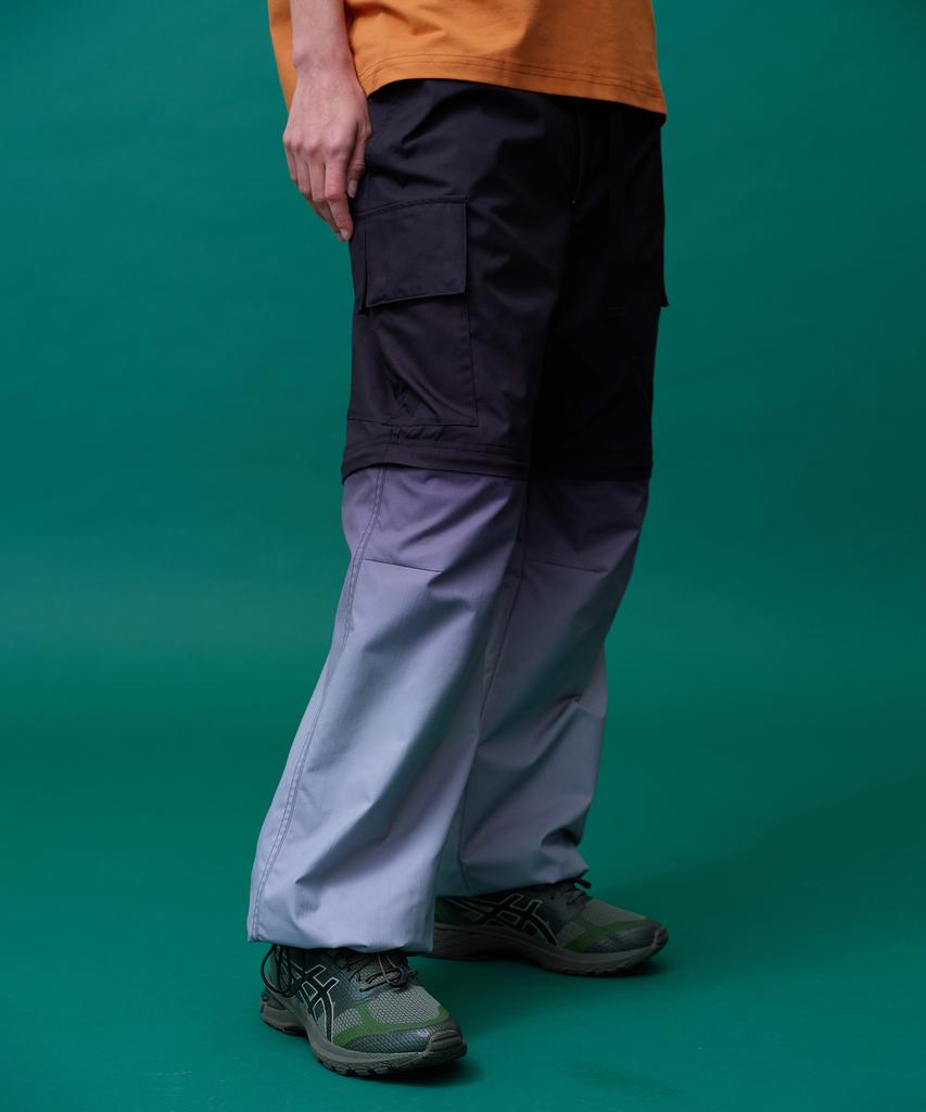 Minasu Gradient Convertible Hiking Pants_Black