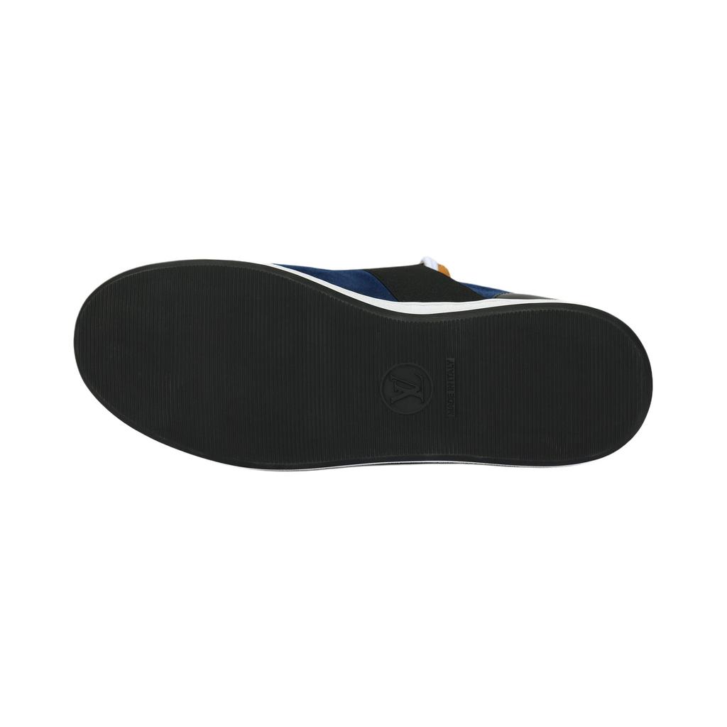 LOUIS VUITTON Lous Sneakers 'Blue Black With Brown Monogram' Women's 1ABIIU