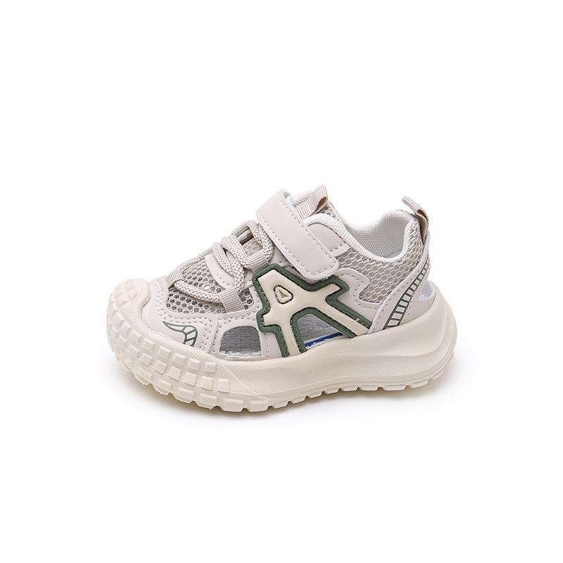 Children's Sports Shoes Summer New Boys Sandals Medium and Small Children's Mesh Breathable Shoes Girls Breathable Soft Sole Dad Shoes
