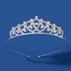 1pc Fashion Women Princess Crown Hair Accessory Simple Birthday Party Photography Jewelry Decoration Bar Mitzvah Crown Headband