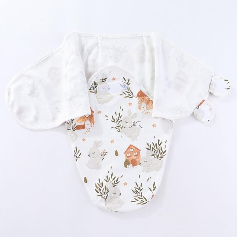 Baby Sleeping Bags Bags with Hat Boy Girl Breathable Sleep Bag Wearable Cotton Wrap Blanket Baby Essential