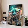 Disney Diamond Painting Baby Yoda Starry Sky Art Painting Rhinestone 5D Mosaic DIY Cross Stitch Gift Home Decoration