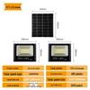 Solar Outdoor Motion Sensor Floodlight 170W