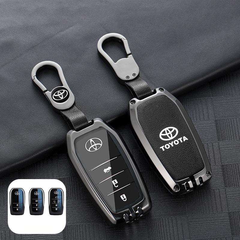 Car Key Case For Toyota 86 Camry Corolla Crown Highlander Rav4 Alphard Vellfire Venza Yaris Prado Hilux Fortuner Land Cruiser
