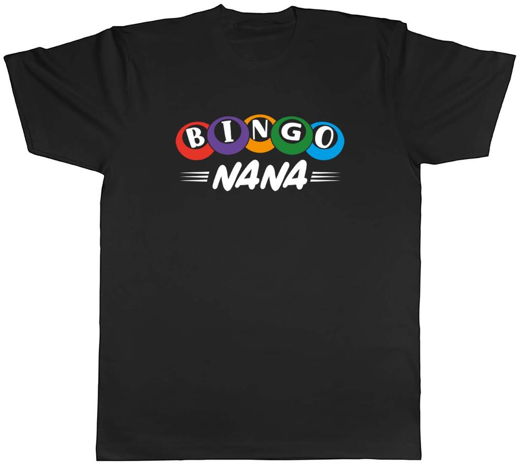Bingo Nana Unisexs TShirt Number Card Jackpot Tee Gift