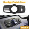 Head Lamp Rotary Button Headlight Roller Switch Knob Cover Panel For BMW 5 6 7 Series X3 X4 F01 F02 F10 F11 F07 F06 F12 F25 F26