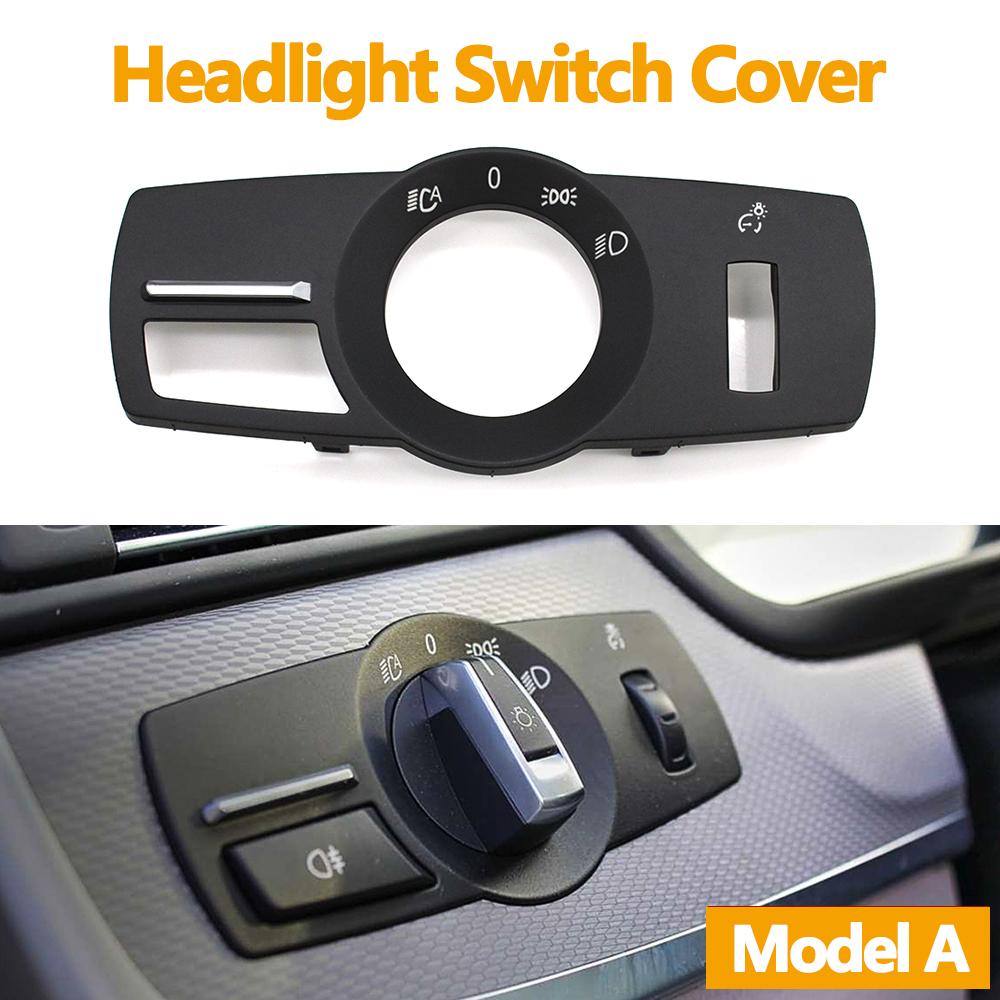 Head Lamp Rotary Button Headlight Roller Switch Knob Cover Panel For BMW 5 6 7 Series X3 X4 F01 F02 F10 F11 F07 F06 F12 F25 F26
