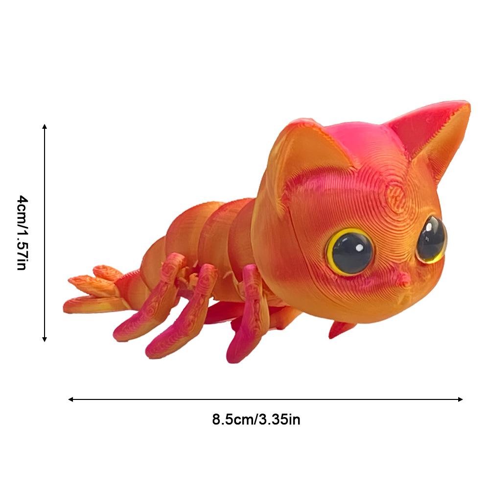 Creative Articulated Figure Tungtungtung Sahur 3D Printing Wood Stick Man Figurine Desktop Arm Movable Action Figure Collectible