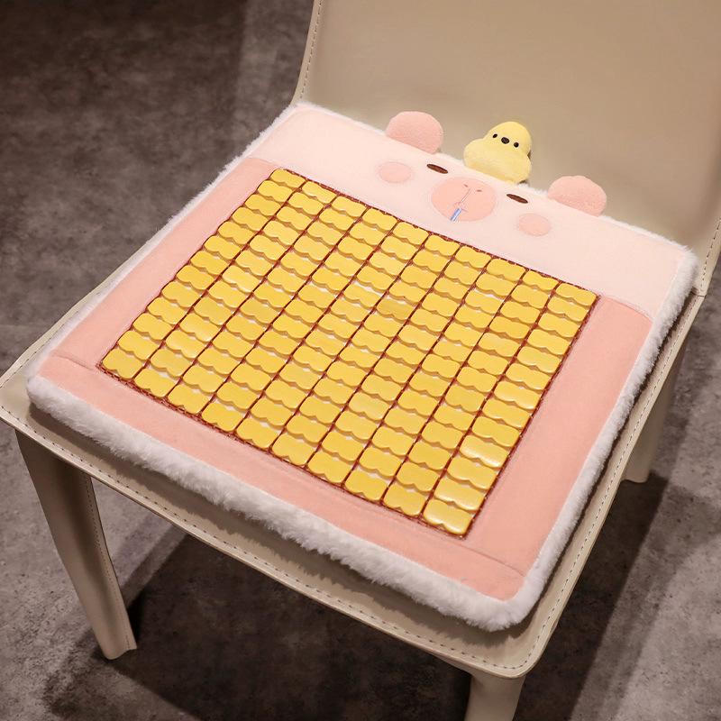 Cartoon Office Seat Cushion for Long Sitting - Universal, Thick, and Cute for All Seasons