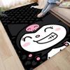 3D printed Kuromi cartoon rug, suitable for living room, bedroom, kitchen, doorway, children's non-slip floor mat, birthday gift