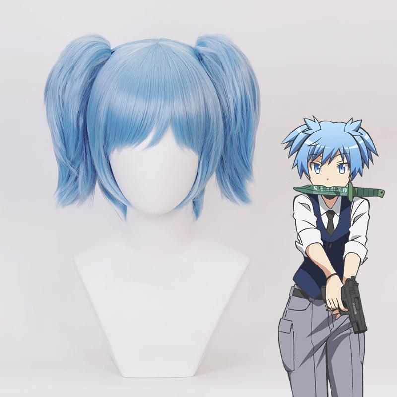 Shiota Nagisa Cosplay Wig Anime Assassination Classroom Role Play Accessories High Temperature Fibers
