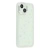 For iPhone 15 Case Rhinestone Edge Glitter Back TPU+PC IMD Phone Cover
