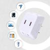 Mehrere Länder Reiseadapter mit 3 AC-Steckdosen Stromstecker-Erweiterung für Homeoffice und internationale Reisen