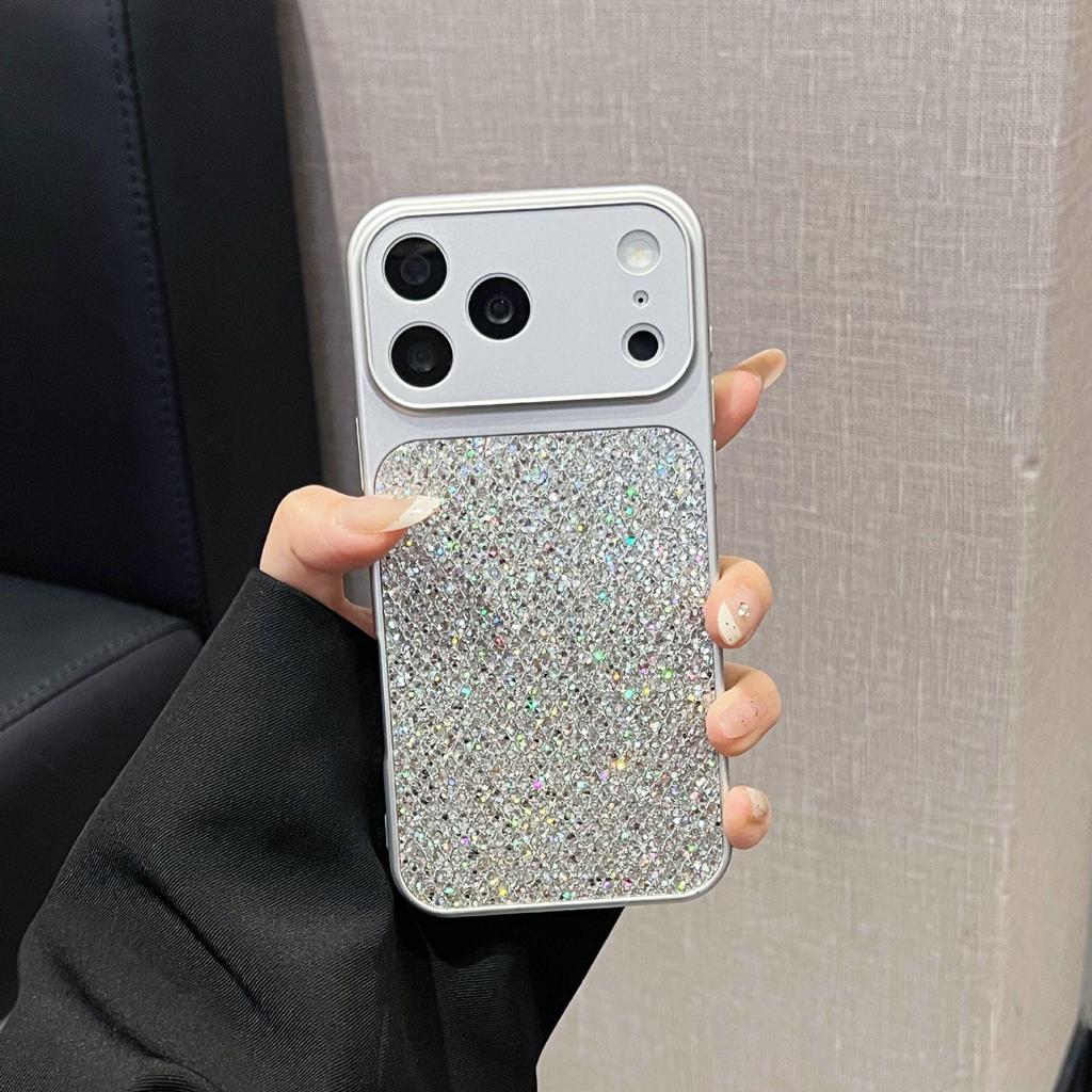 Luxusní třpytivý obal na telefon: Hodí se pro iPhone 17 Pro Max, 16e a 15