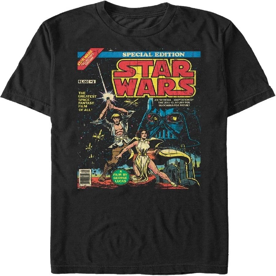 

Чоловіча футболка Fifth Sun, спеціальна серія Star Wars, з коміксами XXXXXL чорний