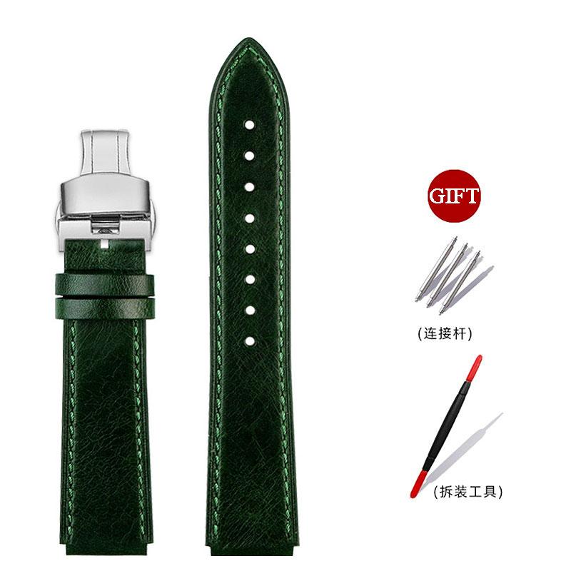 16mm Retro leather strap For G-shock Casioak GA-2100 GA-2110 GM-2100 men's Replacement vintage cowhide watch band bracelet belt