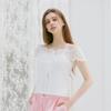 Egoist Lace See Through Frill Short Sleeve Top Es2oth19