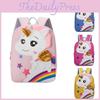 Adorable Cartoon Nylon Backpack For Kids Lightweight And Breathable Design