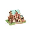 Laser Cutting DIY Houses Villas Building 3D Wooden Puzzle Toy Assembly Model Kits Desk Decoration for Children's Gift