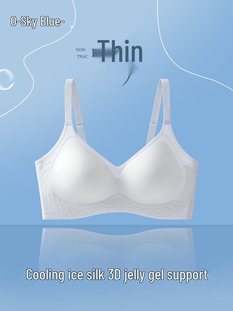 

Женский бесшовный бюстгальтер из ледяного шелка - Дышащий, Мягкий, Предотвращающий провисание и Поддерживающий. XL