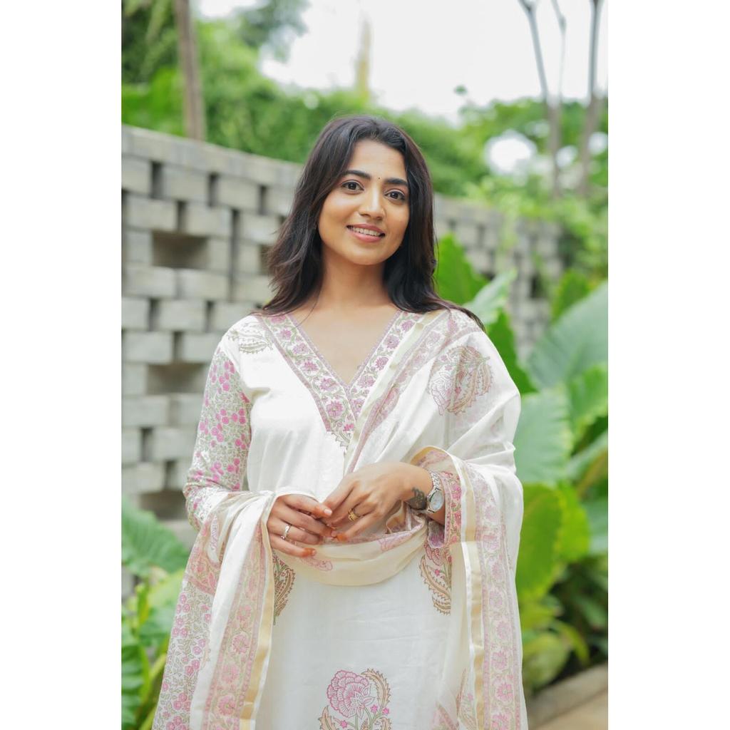 Party Wear Top Tunic Kurti Pant Dupatta Set Indian Women Bollywood Salwar Suit SC-2161