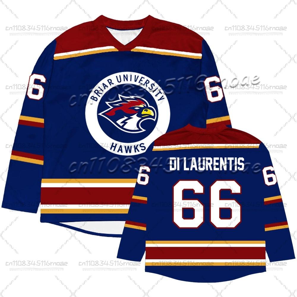 26 Außerhalb des Campus Briar University Eishockeytrikot Graham 44 22 DI LAURENTIS 66 Tucker 46 Langarm-T-Shirt für Erwachsene und Kinder