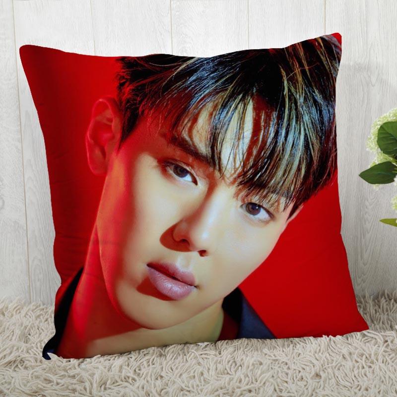Monsta X Shownu Pillow Cover Customize Pillowcase Modern Home Decorative Pillow Case For Living Room