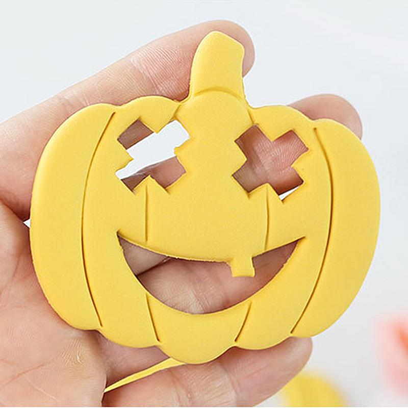 Halloween Pumpkin Cookie Cutter Biscuit Pastry Fondant Molds Pack Of 10 Pastry Fondant Molds With Replaceable Expressions For