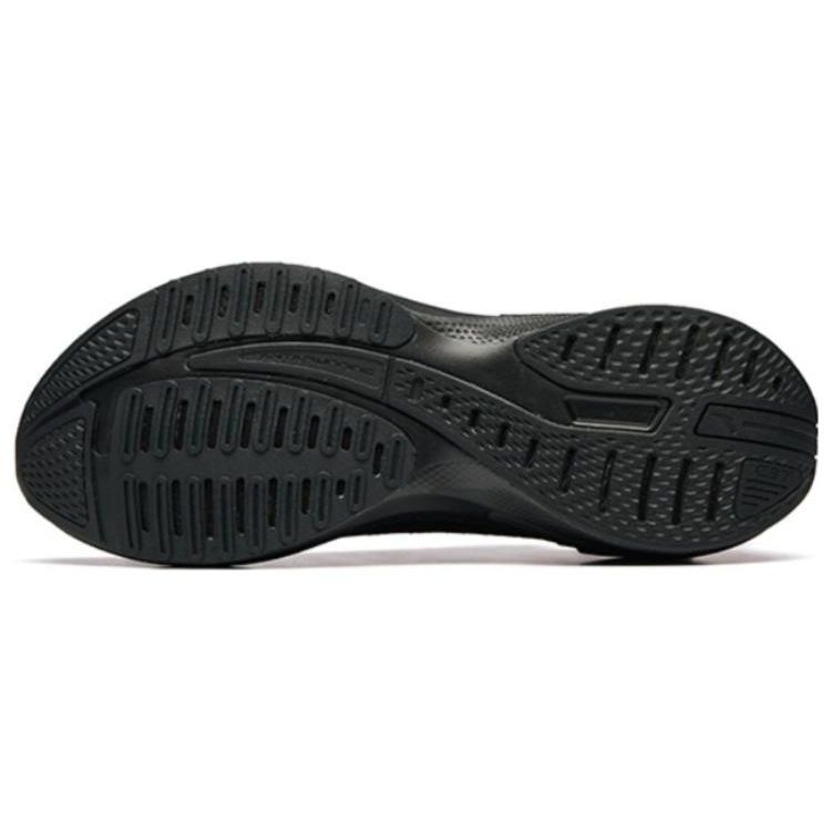 Anta C37 Series Wave Runner Cushioning Soft Sole Breathable Low Top Running Shoes Women sneaker Black White 122225539R-3