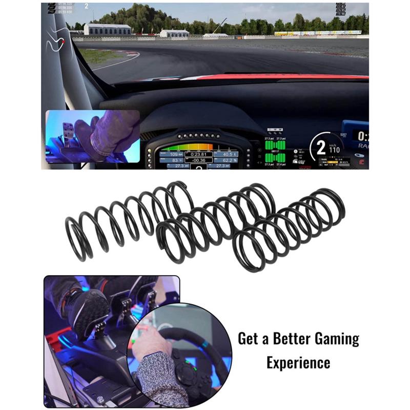 Brake Pedal Throttle Clutch Pedal Spring Kit For Logitech G25 G27 G29 G920 Racing Wheel Replacement-A87Q