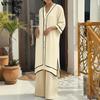 Summer Women Casual V Collar Short Sleeve Stitching Loose Long Tunic Blouse