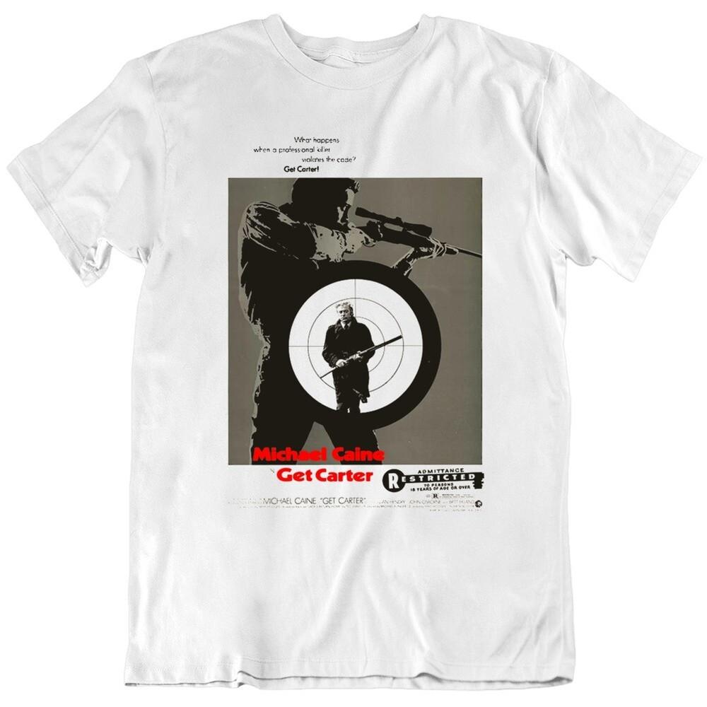 Get Carter Оригинальный ретро кинопостер Футболка Унисекс Футболка XXL