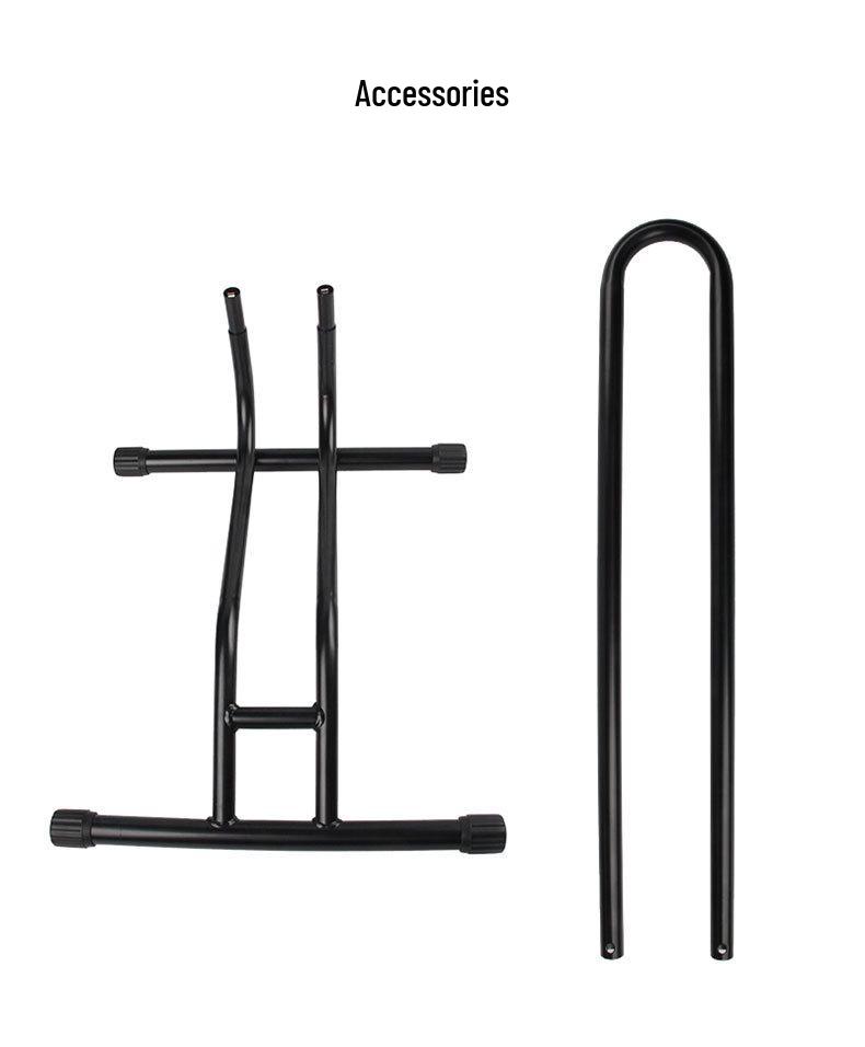 L-Shaped Bicycle Parking & Maintenance Rack for Mountain Bikes