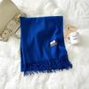 Solid color scarf women's winter new imitation cashmere scarf multi-color warm scarf long shawl
