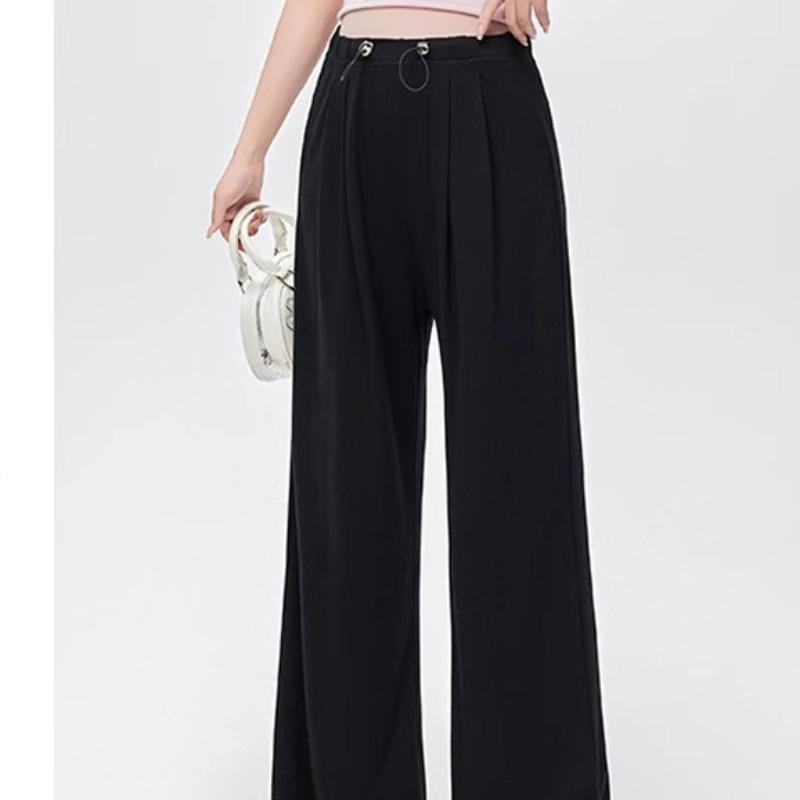 Latest Spring and Summer Styles for Wearing Wide-leg Pants Without A Belly and Thin Style for Pregnant Women Without A Belly