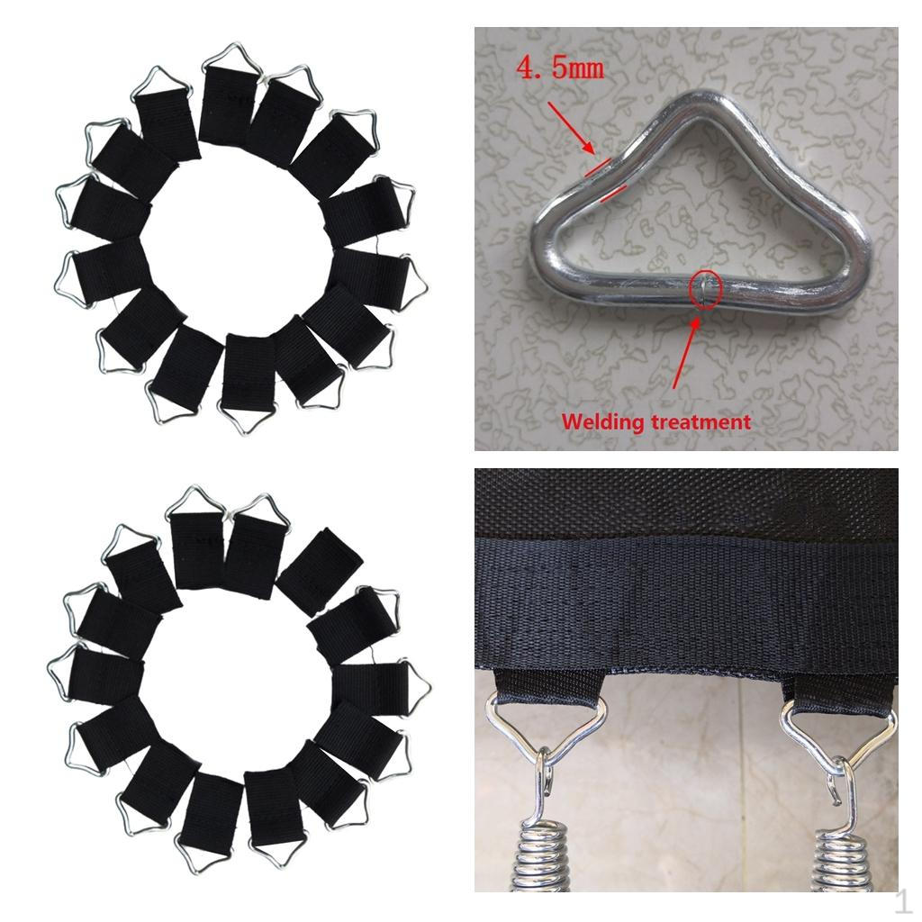 

20 шт. Треугольные кольца V-образные кольца для батута для прыжков