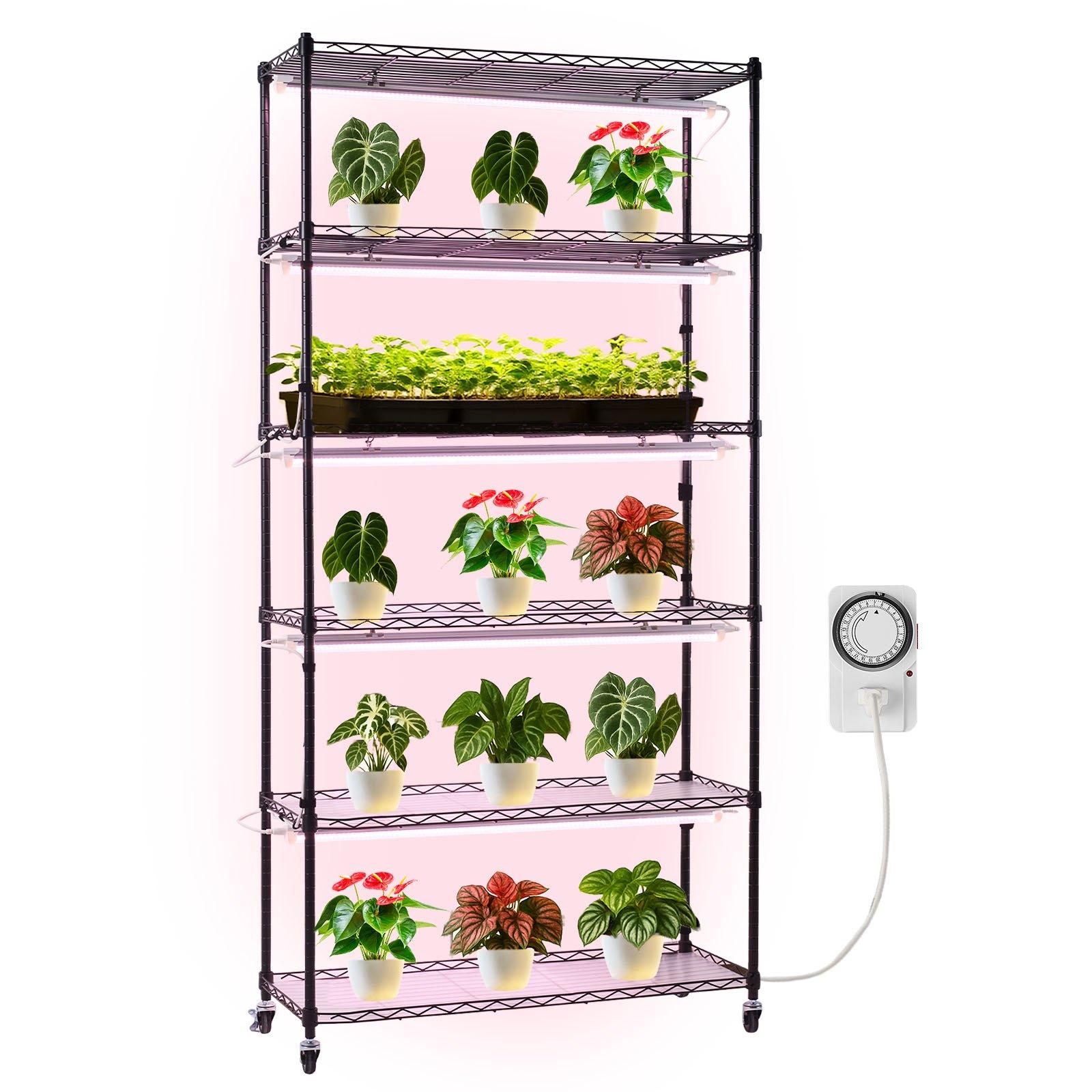VEVOR Plant Shelf with Grow Light