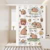 LIEI Capybara Cartoon Shower Curtain