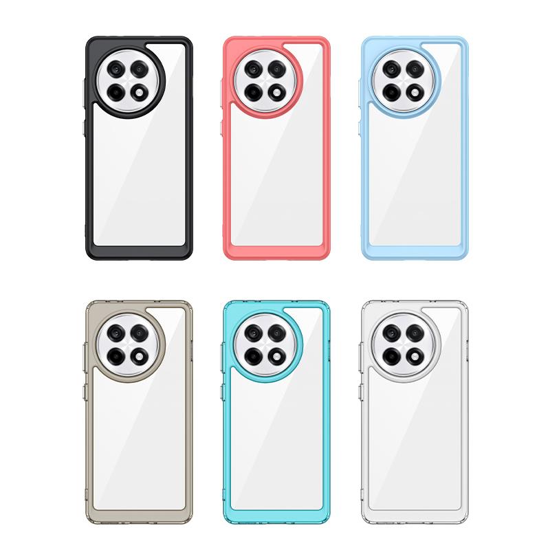 For Oneplus 13R Case Cover Oneplus 13R Oneplus13R Capa Shockproof Transparent Bumper Back Colour Frame Clear Fundas Oneplus 13R