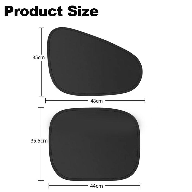 Sommer Elektrostatische Sonnenblende für Auto Seitenscheibe 4-lagige Sonnenschutzvorhänge Blendschutz UV-Blocker Auto Sonnenschutzabdeckung