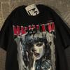 Men'S T Shirts Summer Beach Harajuku Casual Loose O-Neck Oversize Women Y2K Short Sleeve Tops Beach Tees Fashion Retro Printing