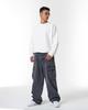 Dibsenseu Rise Wide Cargo Denim D500 - Black