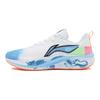 Li Ning Cushioning Slip Resistant Abrasion Resistant Low top Running Shoes Men's Blue Pink ARPU003-14(Team205--)