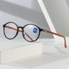 Vintage Round Frame Reading Glasses Men and Women Blue Light Blocking Presbyopia Glasses Ultra Lightweight Full Frame Eyeglasses