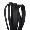 2-5Yards Genuine Cow Leather Cord Retro Black Flat Leather String Rope For DIY Jewelry Making Necklace Bracelets Accessories