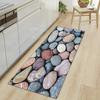 Colored Stone Bathroom Absorbent Non-Slip Floor Mat Kitchen Strip Bedroom Door Mat Living Room Carpet